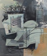 Martin Kippenberger UNO Geb&auml;ude - Haus per la Pax (U.N. Building - The Home of Peace), 1984