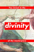 Barbara Kruger  Untitled (You invest in the divinity of the masterpiece), 1982