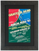 Poster for Grateful Dead at Boreal Ridge 1985. August 24, 1985 poster for Grateful Dead by Armando Busick