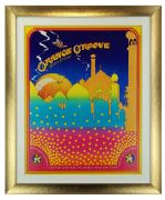 Orange Groove poster by Robert Fried, 1968, Orange County CA