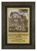 Allman Brothers poster 1973 with Marshall Tucker. David Singer poster for Allman Brothers &amp; Marshall Tucker Band 1973