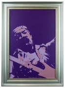 Jimi Hendrix Madison Square Garden 1969 poster by Nona Hatay. Jimi Hendrix silkscreen