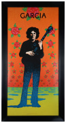 Jerry Garcia 1974 poster by Victor Moscoso for Compliments of Garcia album