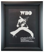 The Who Boston 1969 poster by Eric Engstrom. Pete Townshend poster The Who at the Boston Tea Party November 1969