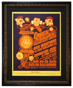 FD-36 Original 1966 poster for Quicksilver Messenger Service, Big Brother &amp; The Holding Company and Country Joe &amp; The Fish at the Avalon Ballroom November 25-26, 1966 by Victor Moscoso. Poster features art nouveau style flowers
