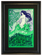 Gazebo Poster 1967 by Gina Papen at Pythian Hall Portland Oregon with Portland Zoo band
