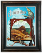 Rick Griffin Wake of the Flood Album cover art. Griffin All New Stuff poster 1973. Rick Griffin Grateful Dead poster 1973.