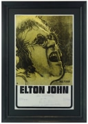 Elton John 1972 tour poster Notre Dame 5/3/72 Poster for Elton John