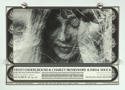 FD-142 poster by Wes Wilson, Velvet Underground poster Avalon Ballroom, 1968
