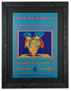 FD-61 poster by Victor Moscoso 1967. Doors Poster Avalon Ballroom San Francisco 1967 Annabelle's Butterfly Dance poster