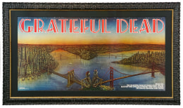 Promo poster for Dead Set 1981 Grateful Dead by Dennis Larkins
