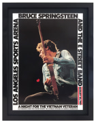 Bruce Springsteen Poster 1981 A Night for the Vietnam Veteran in Los Angeles August 20, 1981