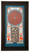 BG-30  Early Fillmore poster by Wes Wilson. 1966 Grateful Dead concert poster. Jefferson Airplane and Butterfield Blues Band
