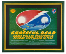 Grateful Dead at Grass Valley poster 1983