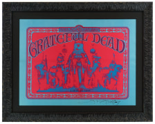 Grateful Dead poster 1967 promoting their first album The Grateful Dead. Poster is called Elephants by Mouse &amp; Kelley