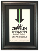 Rare Led Zeppelin at Boston Tea Party poster January 1969 by Bob Driscoll. Early 1969 Led Zeppelin poster