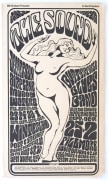 Black and white version of The Sound Poster by Wes Wilson