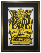 FD-22 poster by Stanley Mouse and Alton Kelley for Grateful Dead and Sopwith Camel with picture of Frankenstein, August 1966