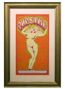 BG-29  Wes Wilson 1966 Fillmore poster called &quot;The Sound&quot; featuring Jefferson Airplane, Muddy Waters, Butterfield Blues Band September 23-Oct 2, 1966. Features beautiful voluptuous dancing nude