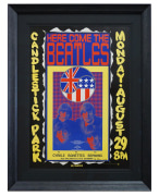 AOR 1.115 Wes Wilson poster for the Beatles, their final concert at Candlestick Park in San Francisco August 29, 1966