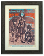 FD-54 poster by Rick Griffin Avalon Ballroom poster called Three Indian Dudes