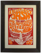 Blues Rock Bash poster from March 1966 Paul Butterfield Jefferson Airplane concert poster BG-3
