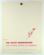 1968 Velvet Underground at Boston Tea Party poster by Dob Driscoll
