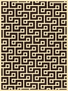 hand-tufted labyrinth creme brulee full rug