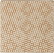 lovella 2' x 2' flatweave sample in the beige white colorway. it has a little bowtie pattern