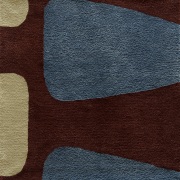 Hand-tufted overlap mallard rug sample