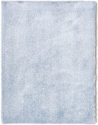 tabitha sample in the overcast colorway, which is a blue-grey color. there is a soft vertical linear pattern