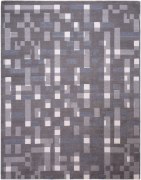 spira in the onyx colorway. the rug looks like a flat disco ball