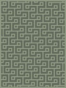 hand-tufted labyrinth sea green full rug