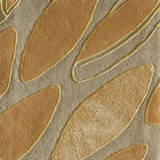 hand-tufted mum gilt rug sample