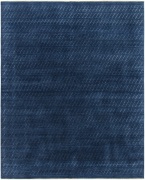 8' x 10' untitled rug in the indigo colorway