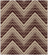 hima 2' x 2' sample in the burgundy colorway. it has a mountain peak design