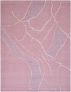 current in the pastel colorway. a gentle wave pattern in pastel pink interwoven with pieces of pastel blue