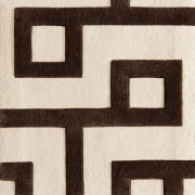 hand-tufted labyrinth creme brulee rug sample