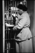 Woman Reads Bible to Prisoner, Chicago, Illinois, 1953, Gelatin Silver Print