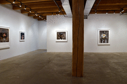 Installation view at Rhona Hoffman Gallery/Nathaniel Mary Quinn/Back and Forth/2015