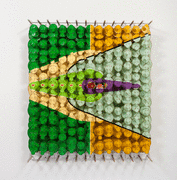 Jacob Hashimoto/Prying into the Secrets of the Sky/2015/Wood, acrylic, bamboo, paper, and Dacron