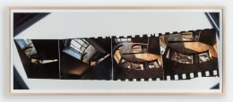 Gordon Matta-Clark.&nbsp;Office Baroque,&nbsp;1977. Cibachrome, 17 x 41.75 inches, framed.&nbsp;&nbsp;