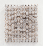 Jacob Hashimoto/Whispers from the Limit of Space/2015/Wood, acrylic, bamboo, paper, and Dacron