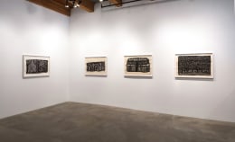 Installation view at Rhona Hoffman Gallery/Susan Hefuna/Cityscapes/2017