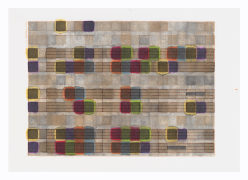 Julia Fish, Study for Cadenza, after Hermitage Thresholds : spectrum transcription/s [ yellow with violet / 2 ], 2023