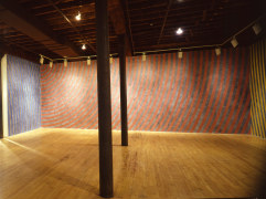Installation view at Rhona Hoffman Gallery, Sol LeWitt, New Wall Paintings, 1986