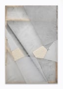 Martha Tuttle. Untitled,&nbsp;2020. Silk, linen, wool, quartz, 31 x 46 inches.