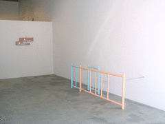 Installation view at Rhona Hoffman Gallery, Richard Rezac, Recent Sculpture, 2006
