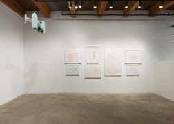 Installation view at Rhona Hoffman Gallery, Richard Rezac, Signal, 2014, Photo: Robert Heishman