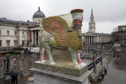 Installation view: Fourth Plinth commission, Trafalgar Square, London,&nbsp;March 28, 2018 &ndash;&nbsp;Present